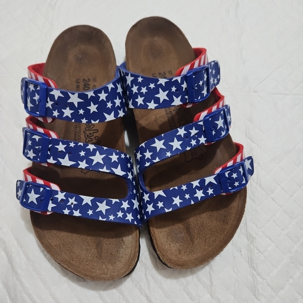 Birkenstock Stars Stripes Sz 7